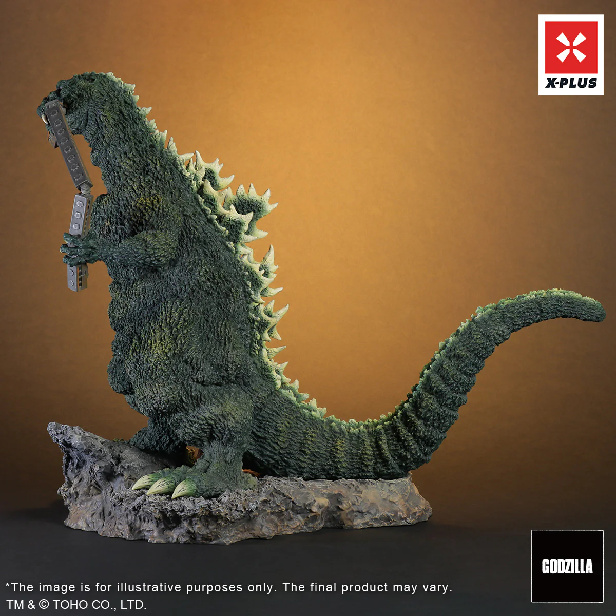 Toho 30cm Series Godzilla 1954 (Train Biter) Lobby Card Color Version - Image 4
