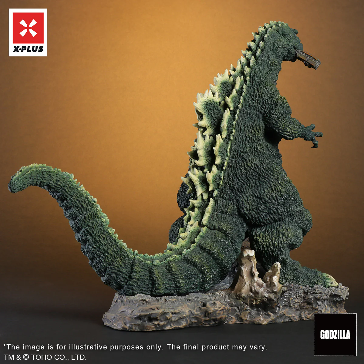 Toho 30cm Series Godzilla 1954 (Train Biter) Lobby Card Color Version - Image 6