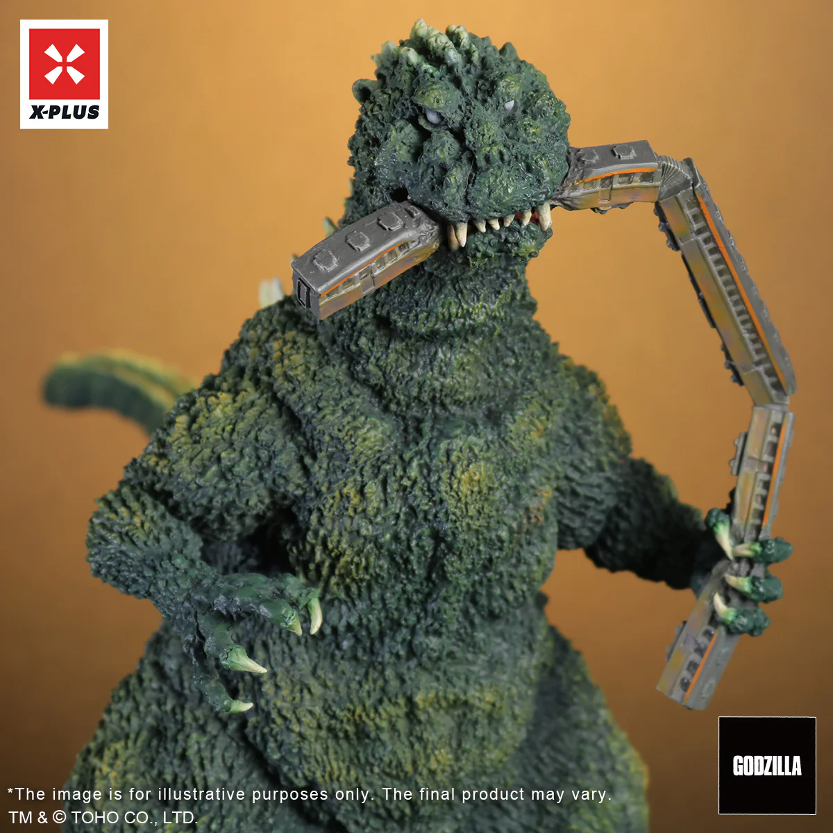 Toho 30cm Series Godzilla 1954 (Train Biter) Lobby Card Color Version - Image 8