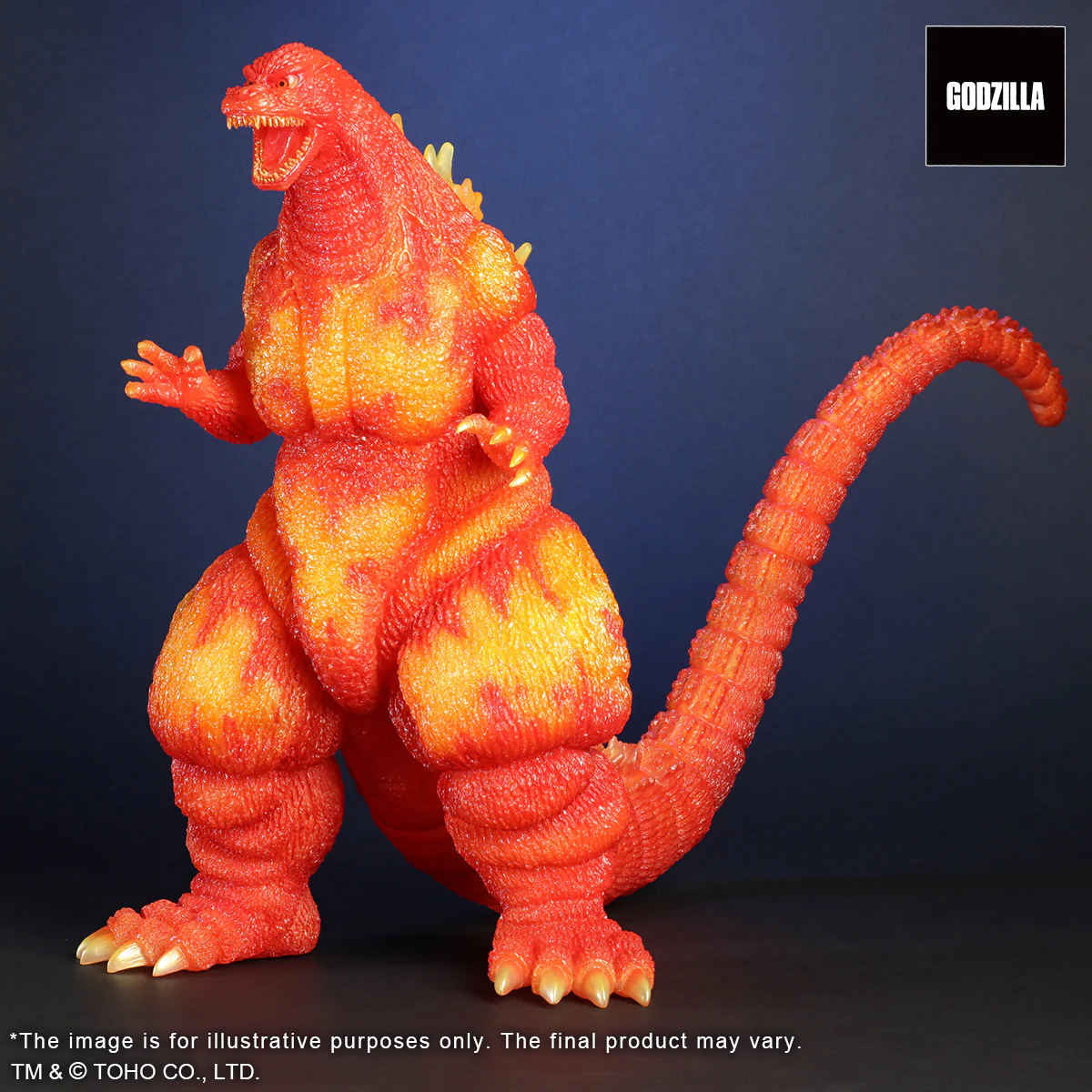 Toho 30cm Series Godzilla(1995) Clear Orange Ver. - Image 3