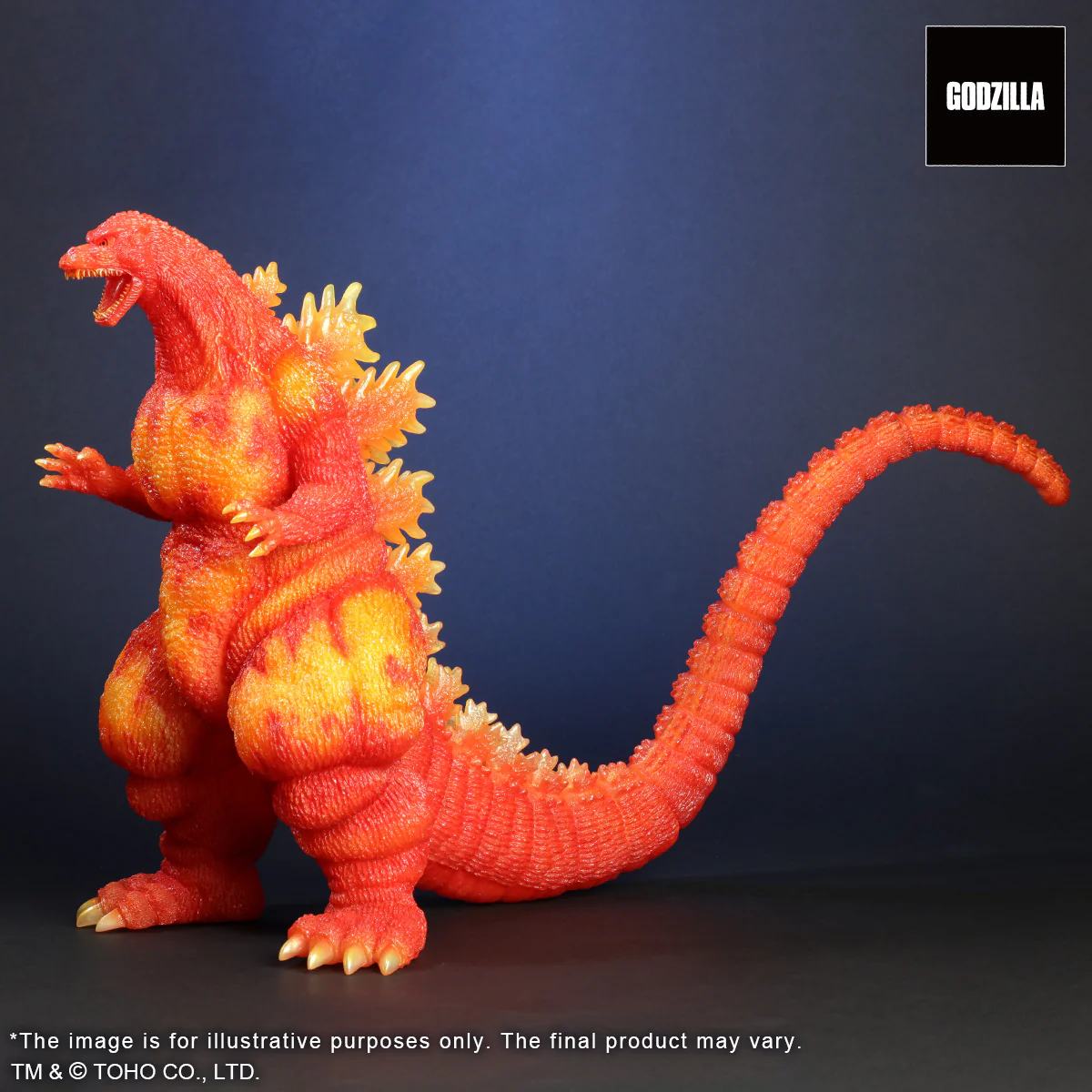 Toho 30cm Series Godzilla(1995) Clear Orange Ver. - Image 4