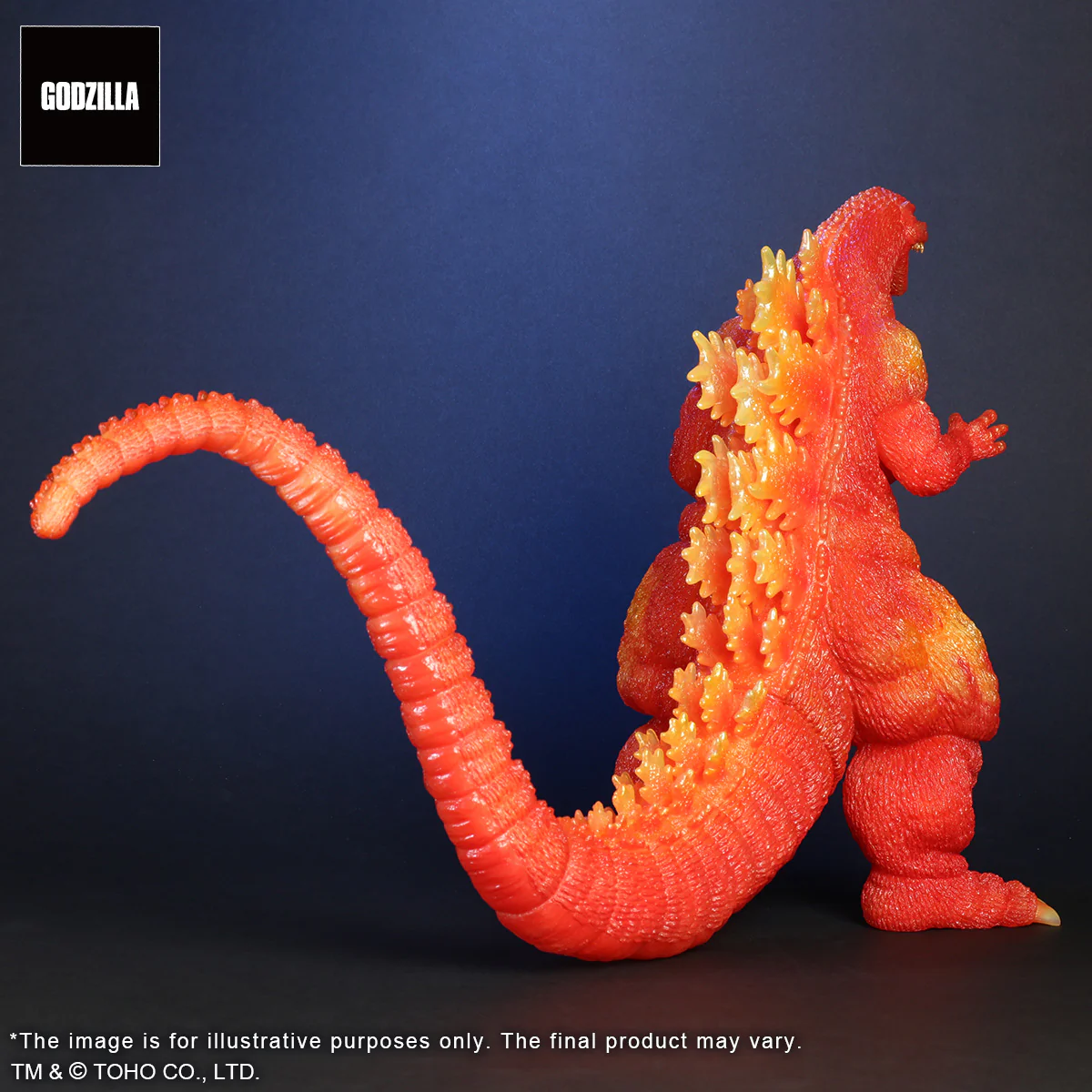 Toho 30cm Series Godzilla(1995) Clear Orange Ver. - Image 5