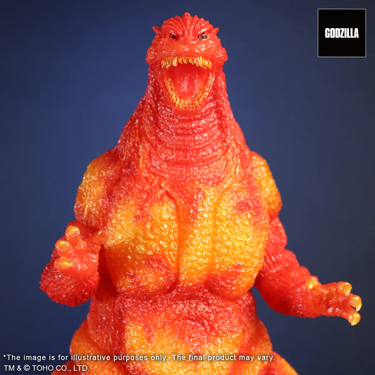 Toho 30cm Series Godzilla(1995) Clear Orange Ver. - Image 8