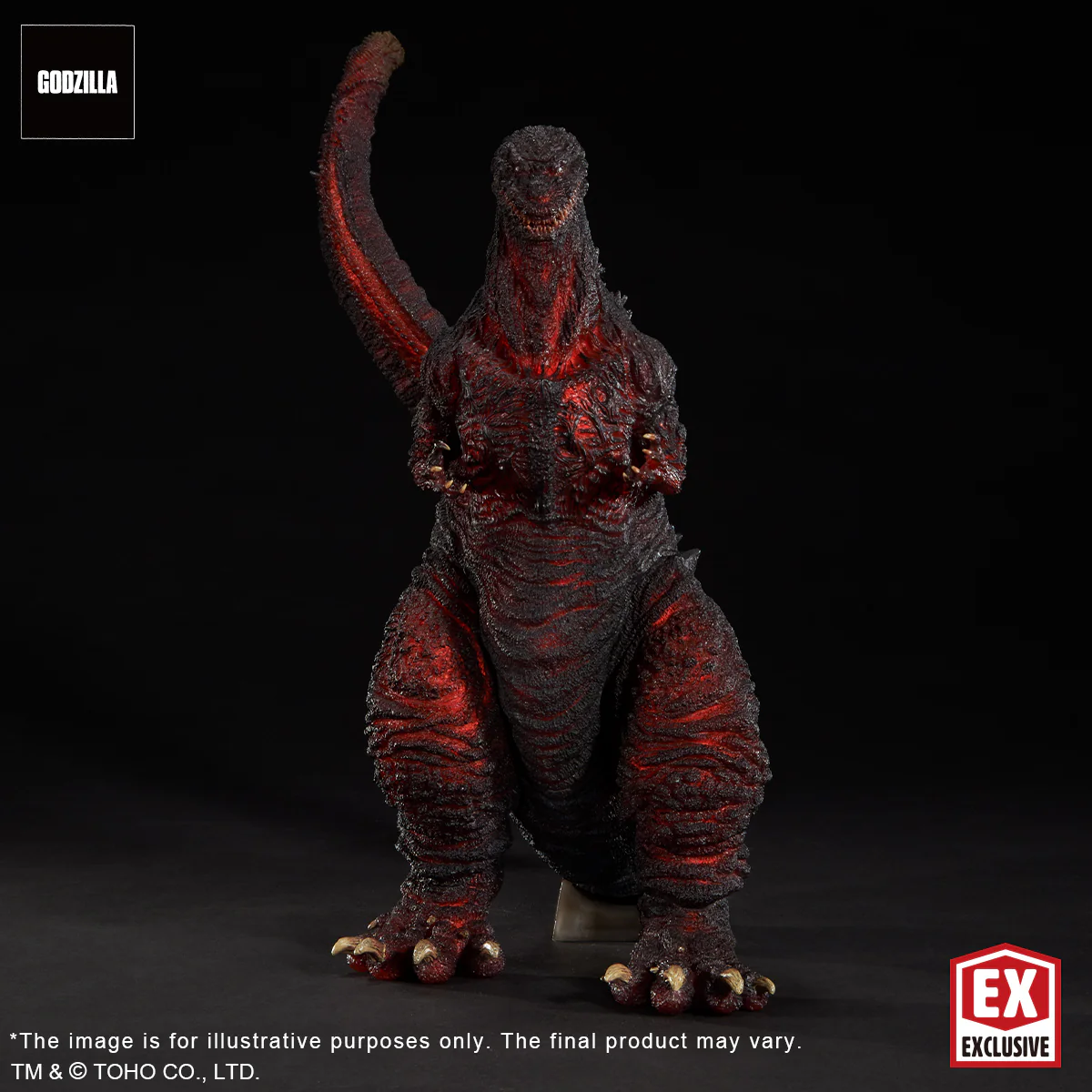 TOHO 30cm Series Sakai Yuji Modeling Collection Godzilla(2016) 4th Form Light up Ver. (Shonen RIC Exclusive) - Image 3