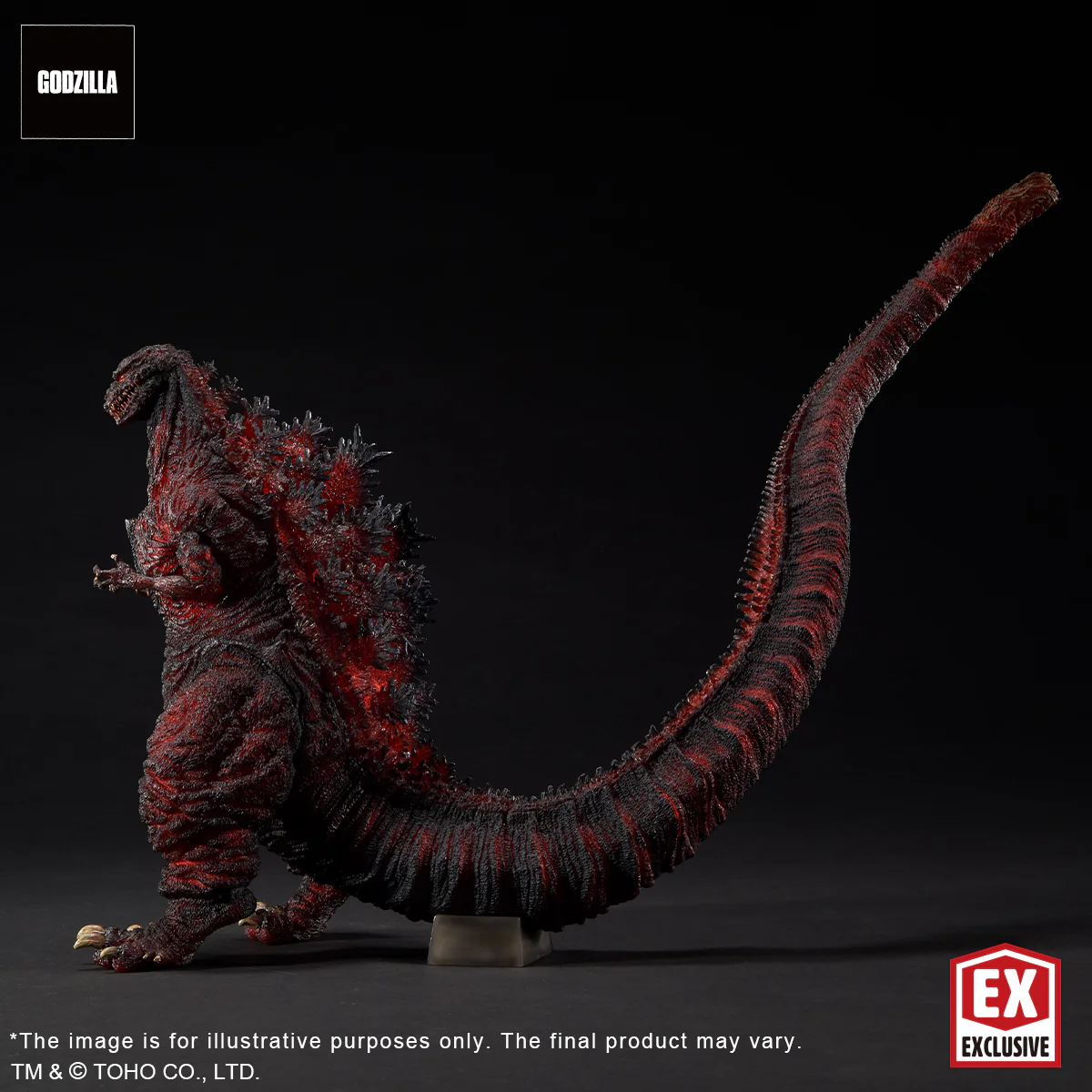 TOHO 30cm Series Sakai Yuji Modeling Collection Godzilla(2016) 4th Form Light up Ver. (Shonen RIC Exclusive) - Image 4