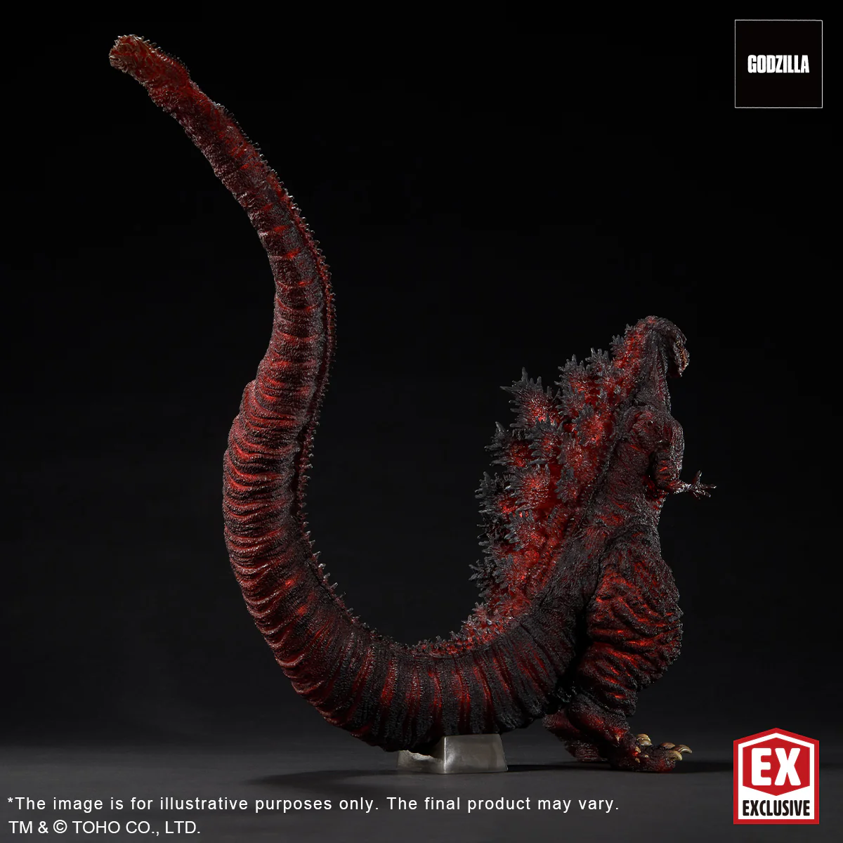 TOHO 30cm Series Sakai Yuji Modeling Collection Godzilla(2016) 4th Form Light up Ver. (Shonen RIC Exclusive) - Image 5