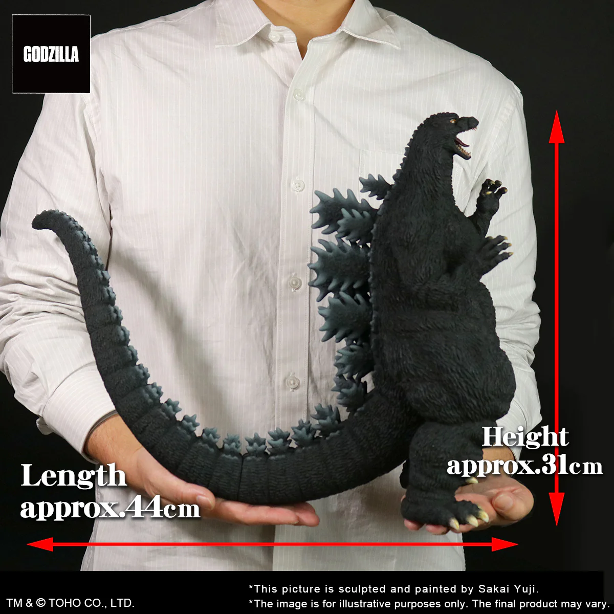 Toho 30cm Series Yuji Sakai Modeling collection Godzilla(1995) LAST SCENE Shonen-RIC Exclusive - Image 10